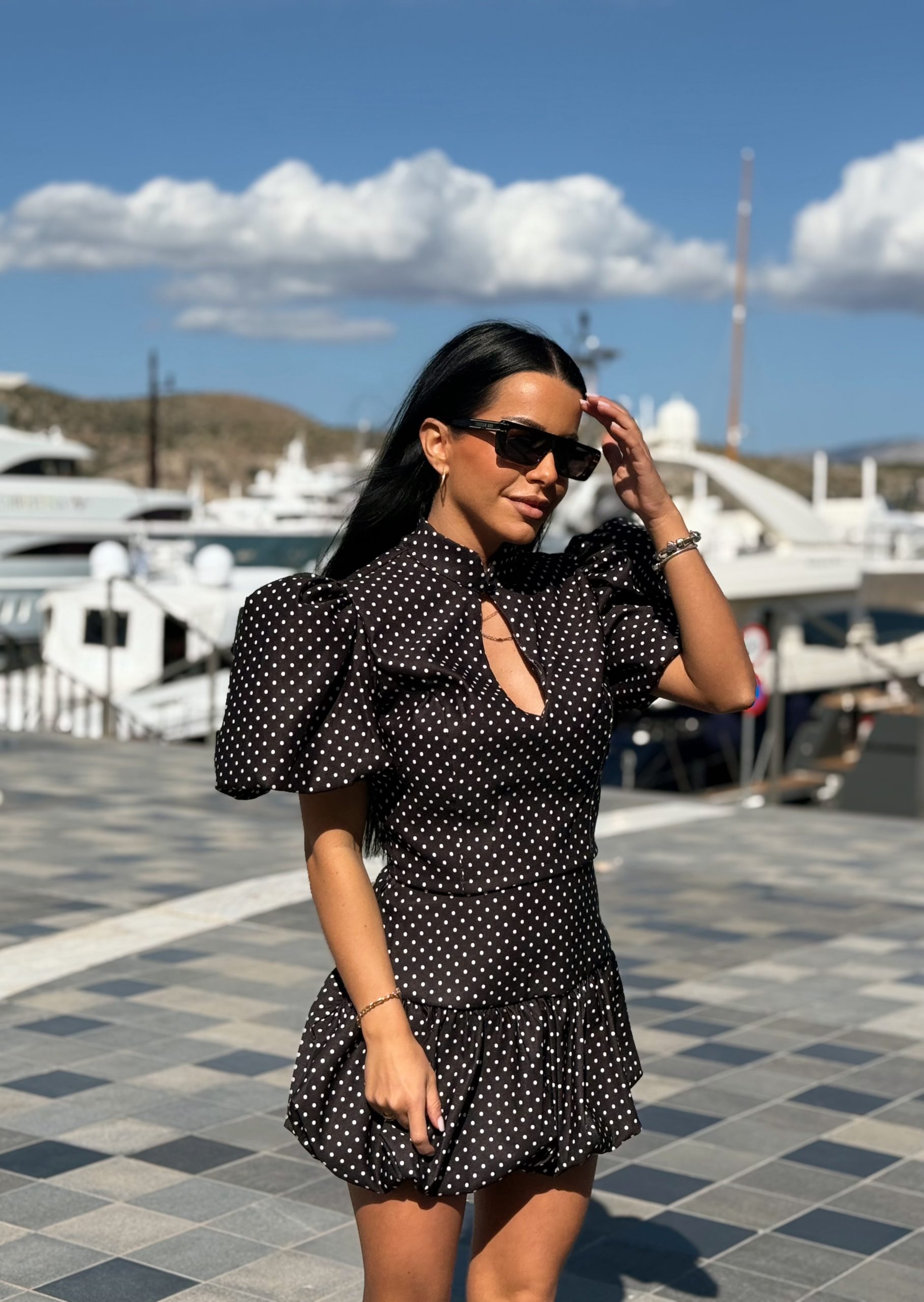 IMG_6815 Black dot Dress - Image 1