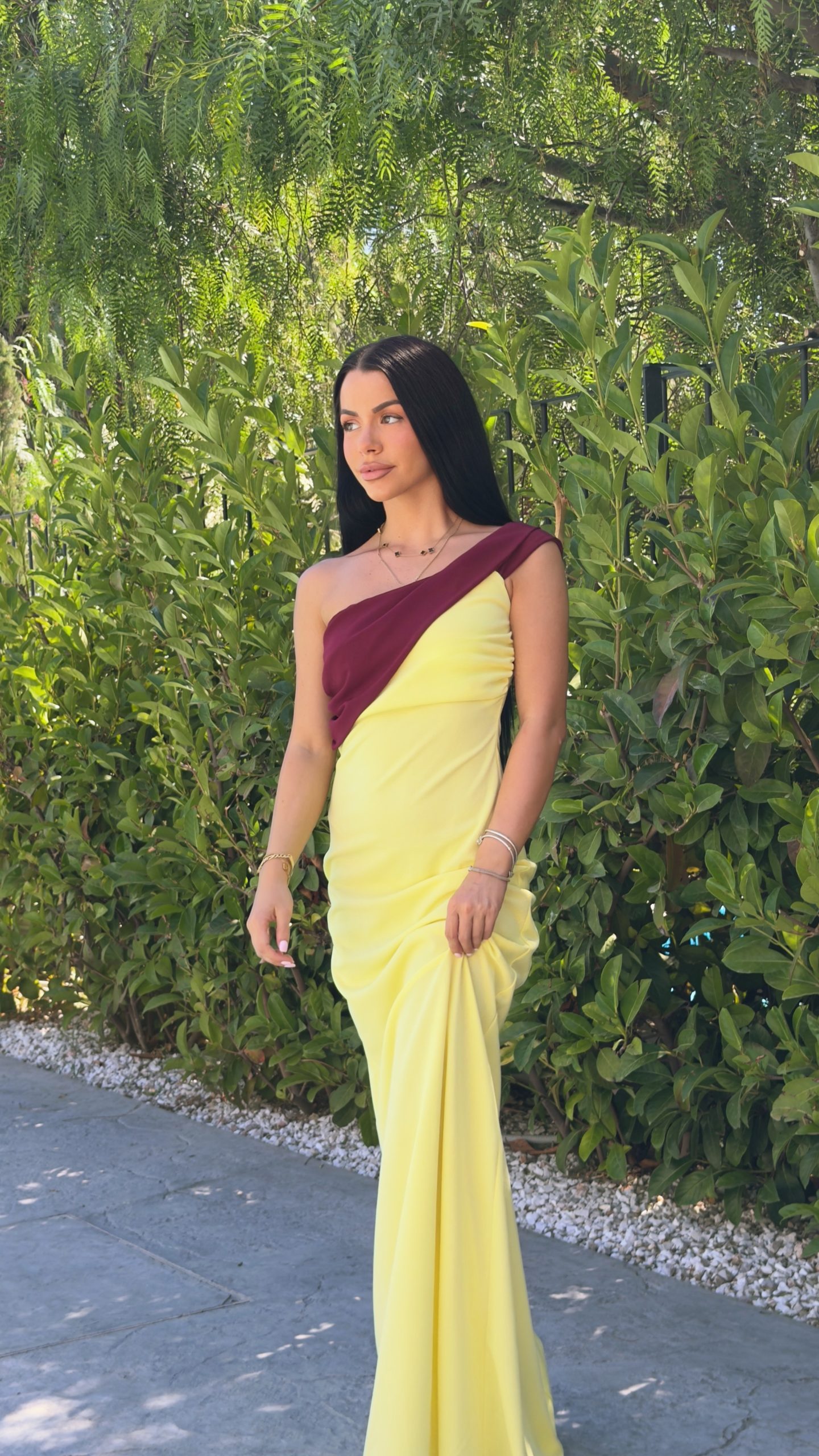 IMG_9799 Lemon cherry maxi Dress - Image 1